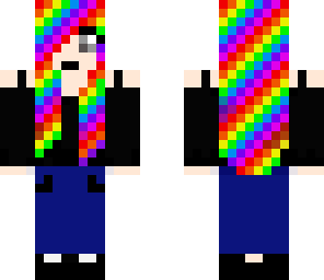 rainbow hair