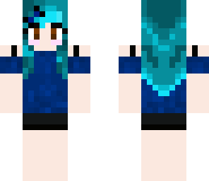 blue girl