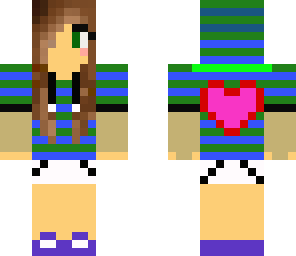 green and blue