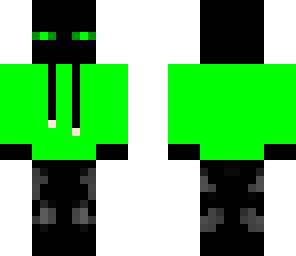 green enderman hoodie