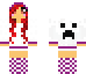 creeper hoodie redhead