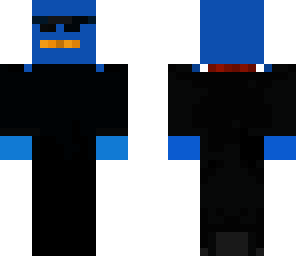 blue man
