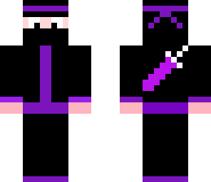 purple and black ninja