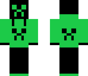 cool creeper hoodie green