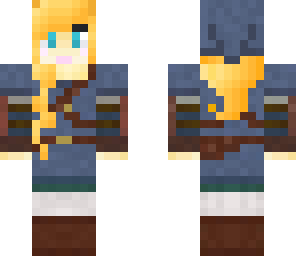blue link girl