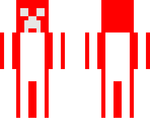 red white creeper