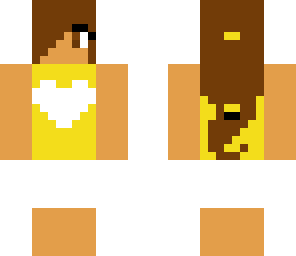 gold bathing suit girl