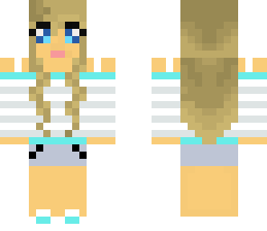 cute blue girl