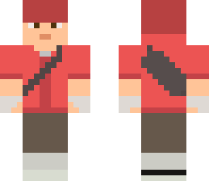 tf2 scout with miscs