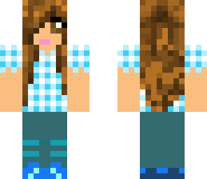 blue girl