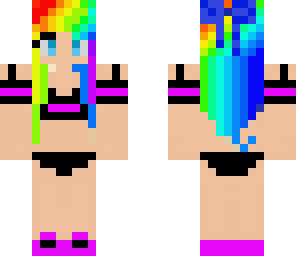 rainbow girl