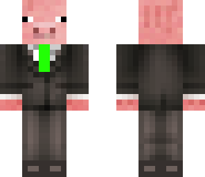 pig in suit