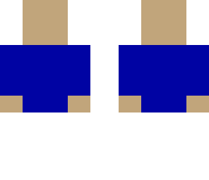 blue block man