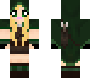 archer girl with non weird eyes