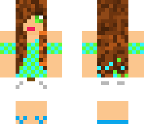 brown haired summer girl