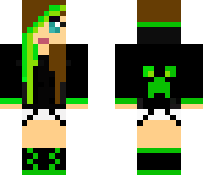 hot girl green