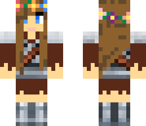silver huntress woman