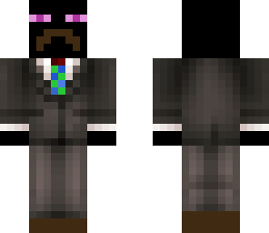 buisness enderman with mustache