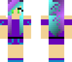 purple and blue