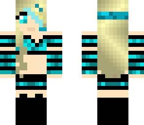 blonde blue girl