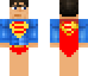 super man with pants down