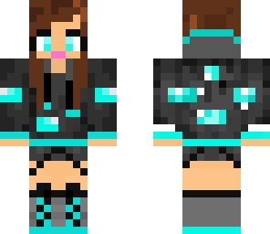 diamond hoodie girl