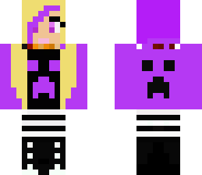 black and purple girl