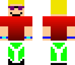 almost colorful man