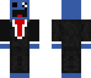 cookie monster in a suit