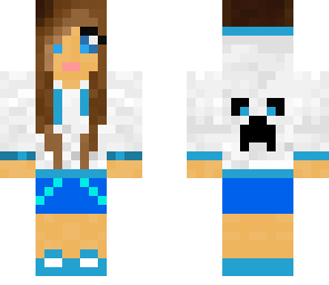 blue hoodie girl