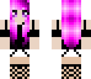 purple hair chick