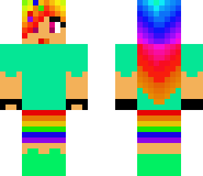 rainbow girl