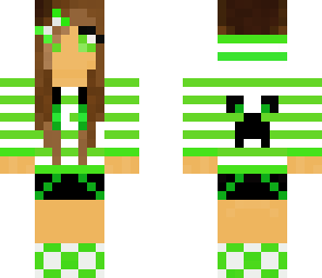 creeper girl with hair stuff