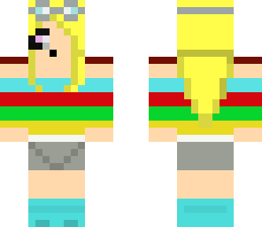girl with goggles and headphones