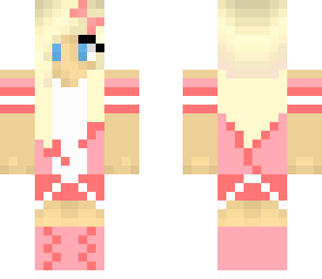 cute pink blonde