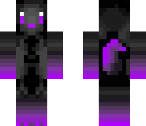 black and purple wolf
