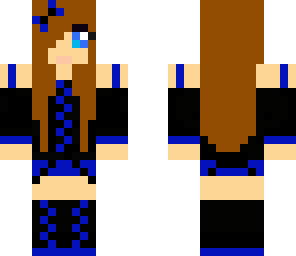 blue girl