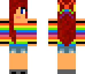 rainbow girl