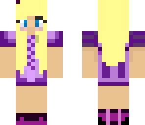 cute purple girl