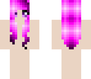 purple hair template
