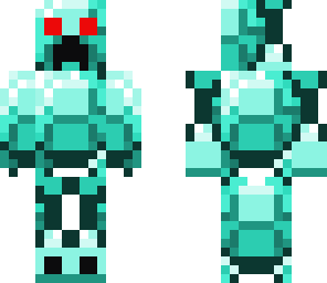 diamond creeper with red eyes