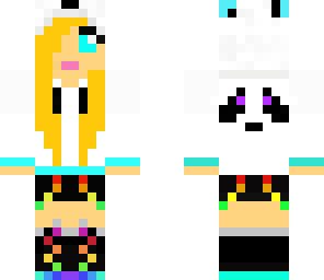 rainbow panda girl