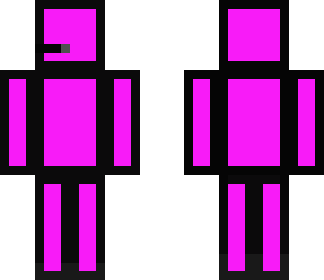 purple cube person