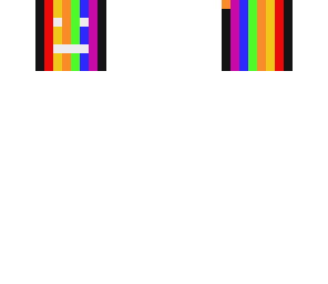 rainbow head