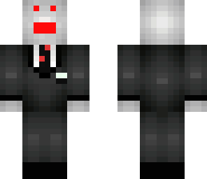 slenderman with a face