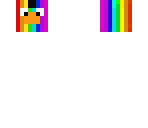 angry bird rainbow