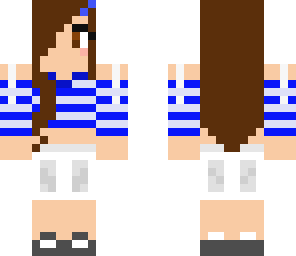 blue beach girl