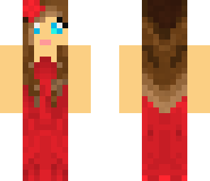 long red dress