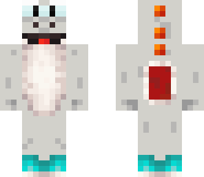 White Yoshi Minecraft Skin