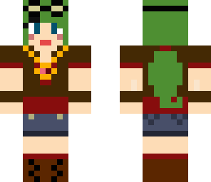 cute mining girl